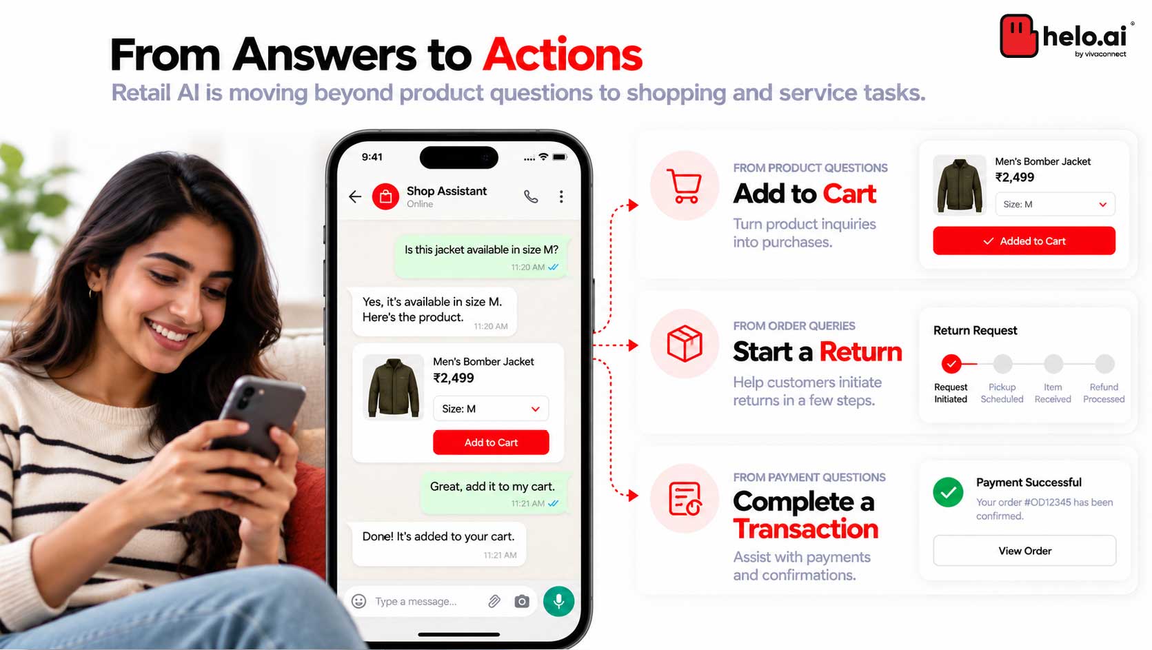From Answers to Actions